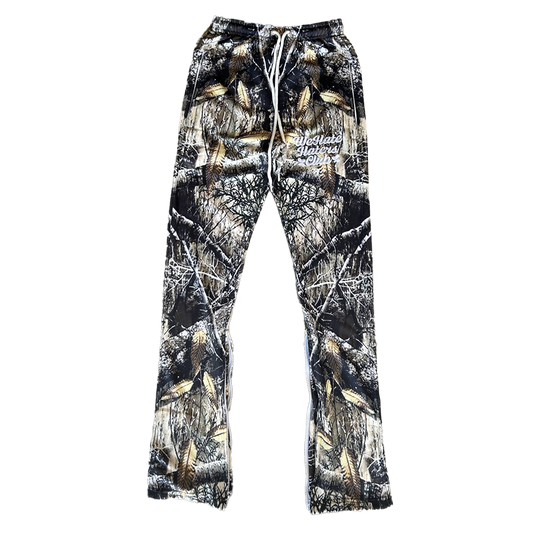 #We Hate Haters Club (Camo Hunter) Convertible Unisex Stacked Pants