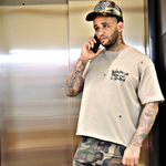 We Hate Haters Club Tee (Camo) Distressed Box Cut