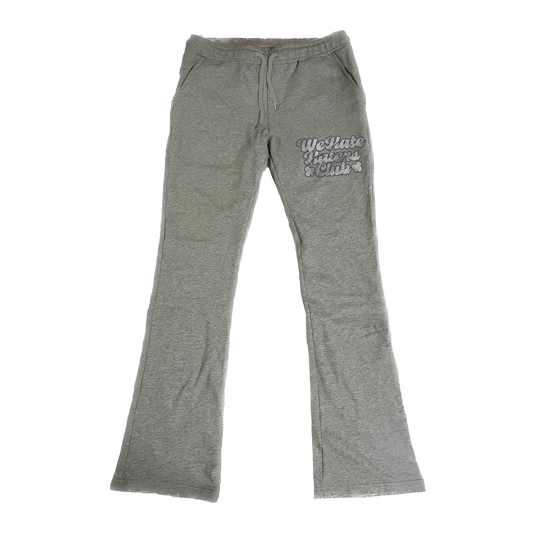 We Hate Haters Club (Concrete) Stacked Joggers