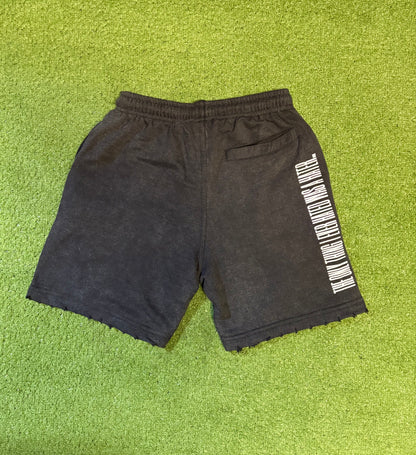 #We Hate Haters Club "X-Ray" Shorts (Sun Fade Vintage Black)