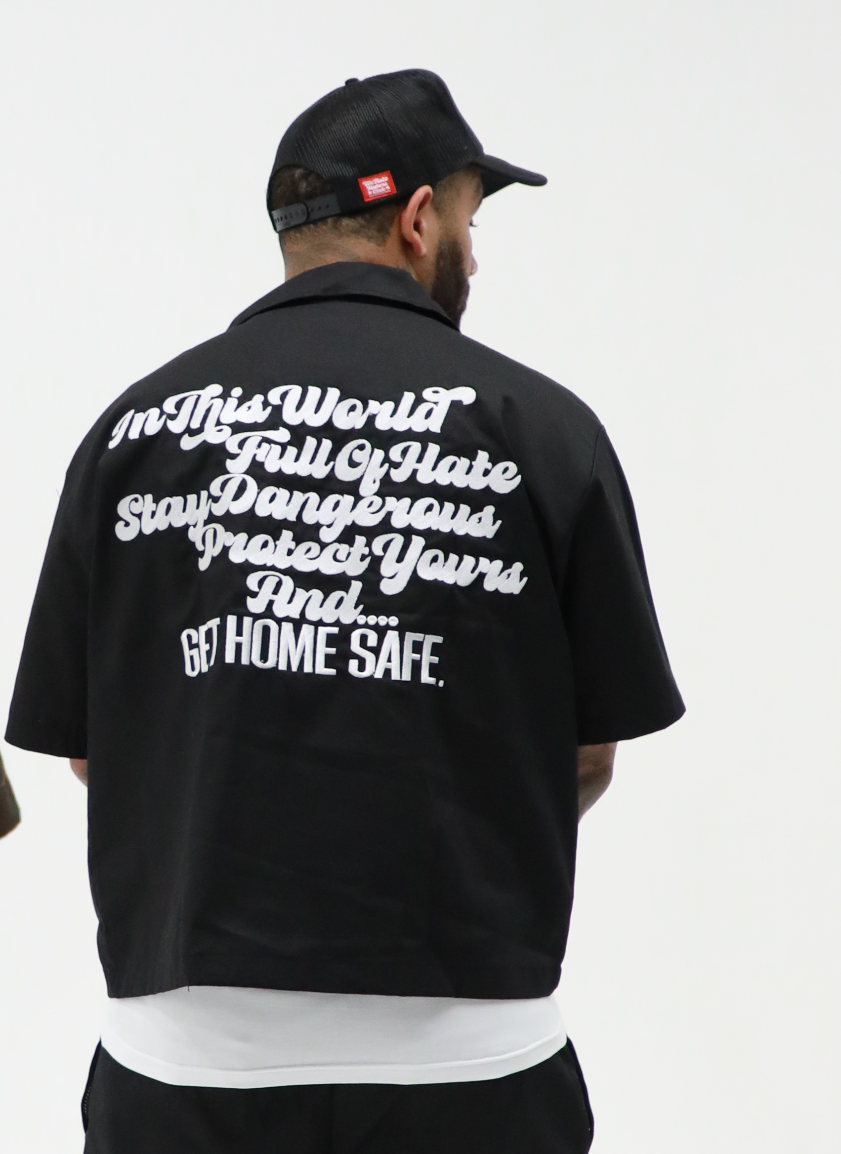 WHHCxGHS WORK SHIRT (Black)