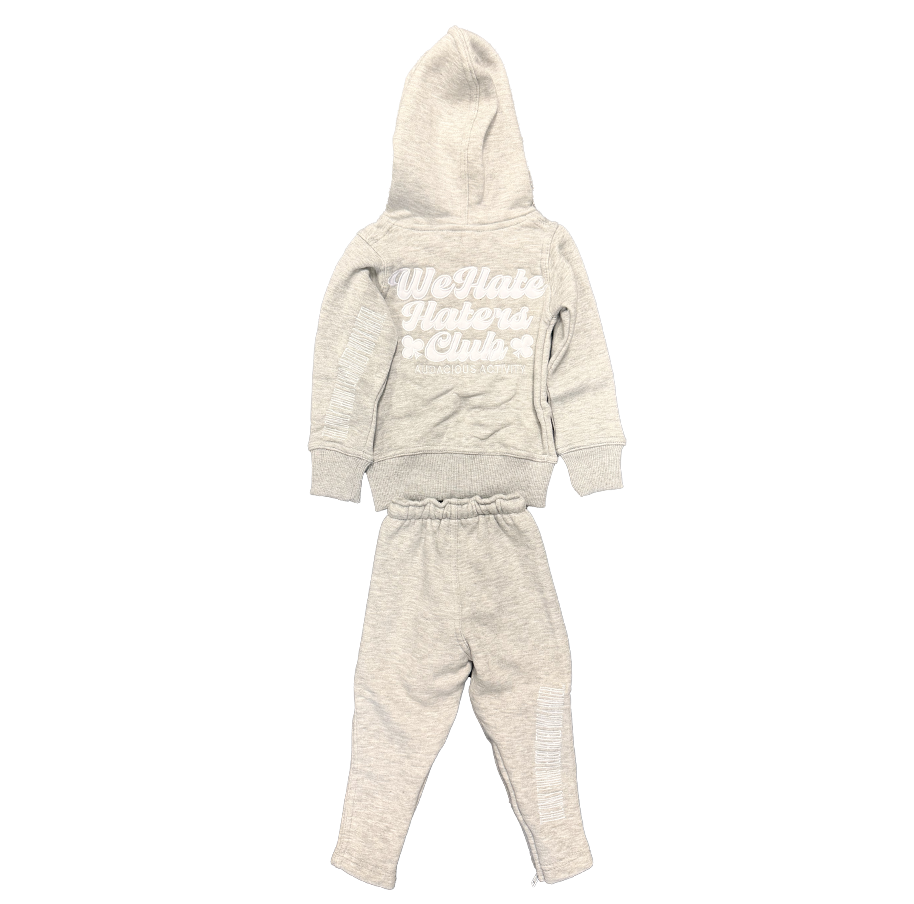 ##We Hate Haters Club Triple Grey Tech Suit KIDS