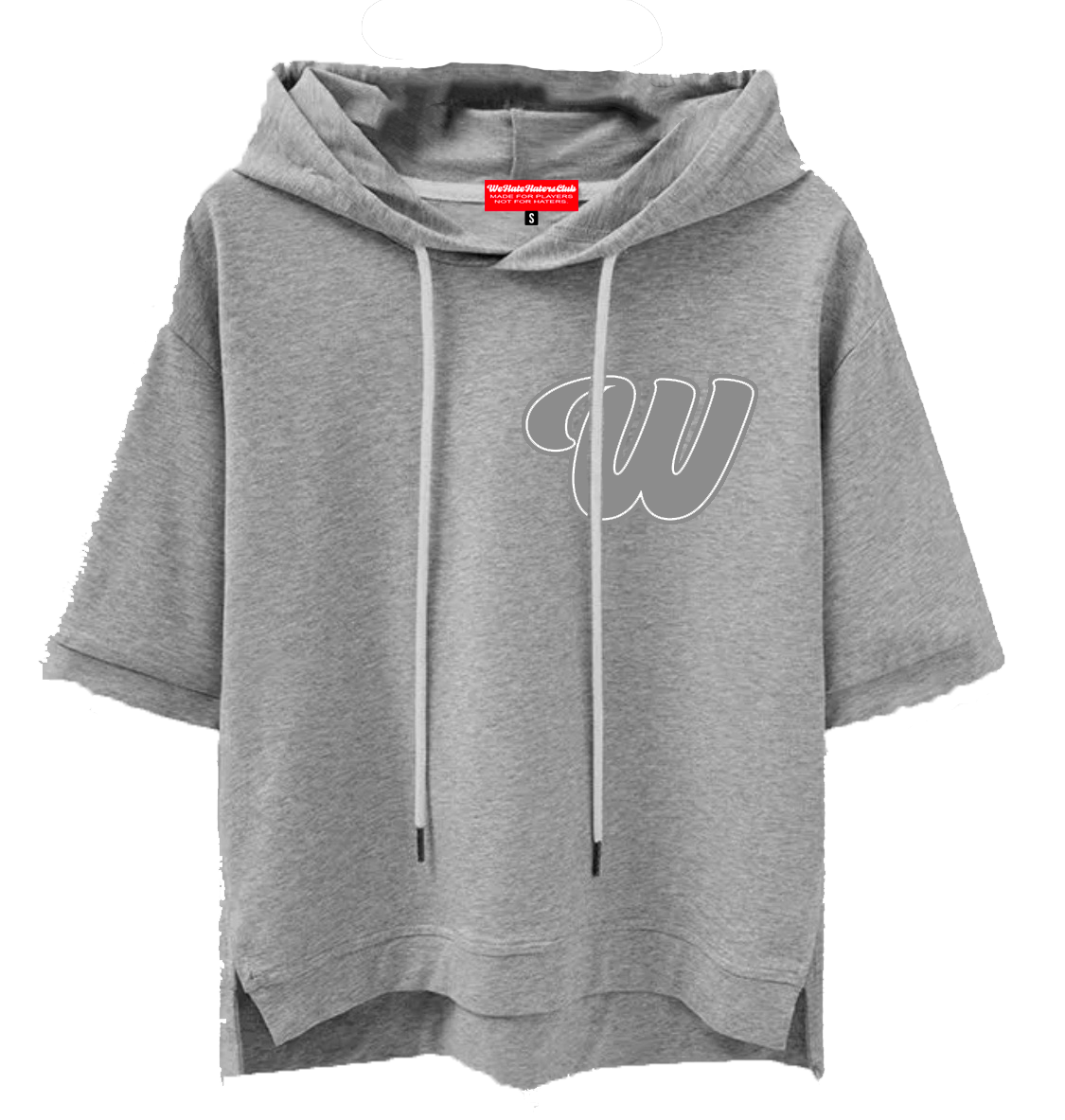 We Hate Haters Club Hooded Tee (Grey)