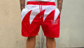 We Hate Haters Club Sharktooth Shorts (White/Red)