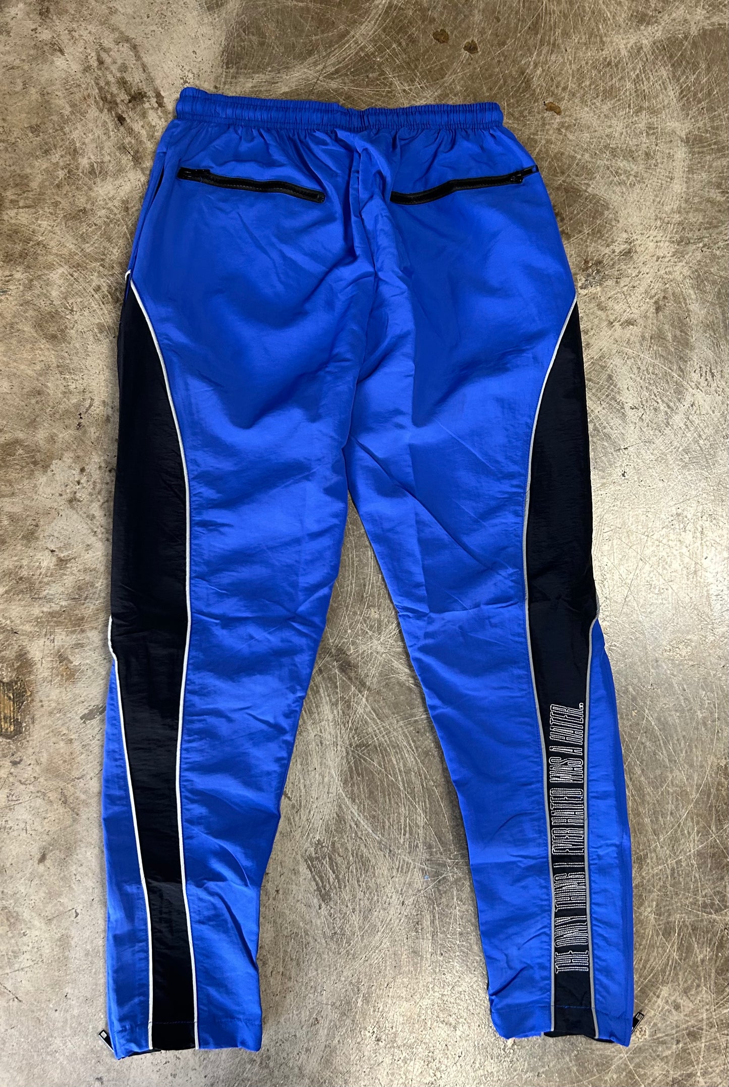 We Hate Haters Club (Black/Blue) Windbreaker Pants