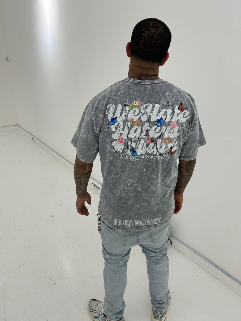 #We Hate Haters Club Tee (No Invite) (Vintage Grey)