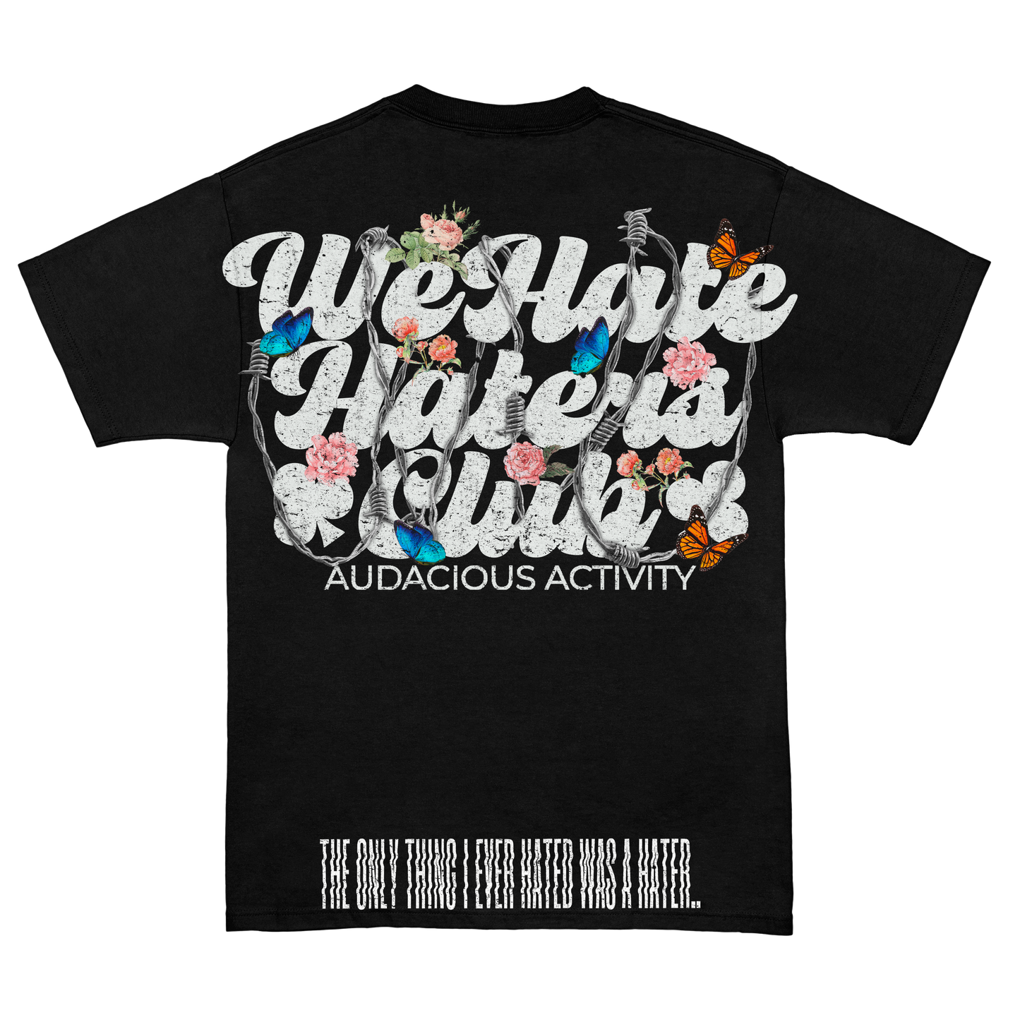 We Hate Haters Club Tee (No Invite) (Black)