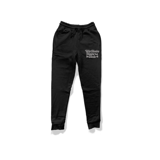 We Hate Haters Club Black and Grey Jogger