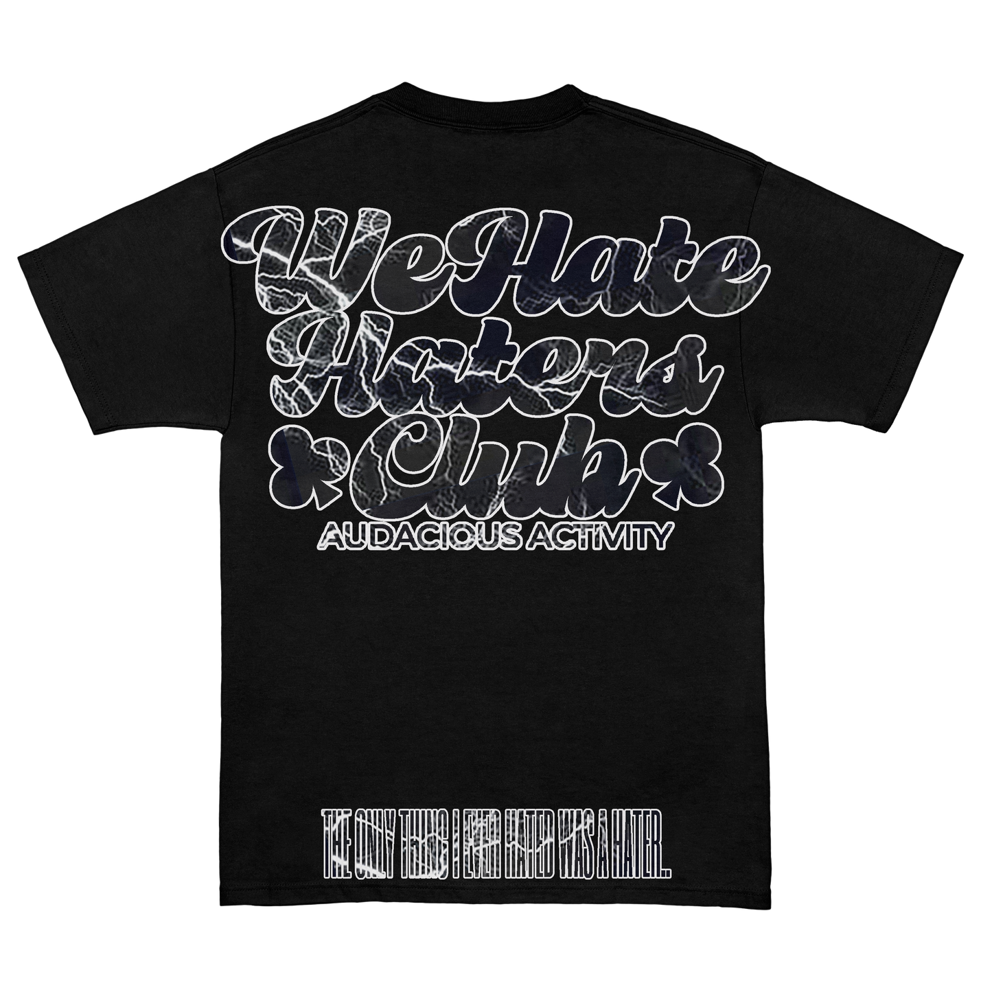 We Hate Haters Club (Black/Lightning) Tee