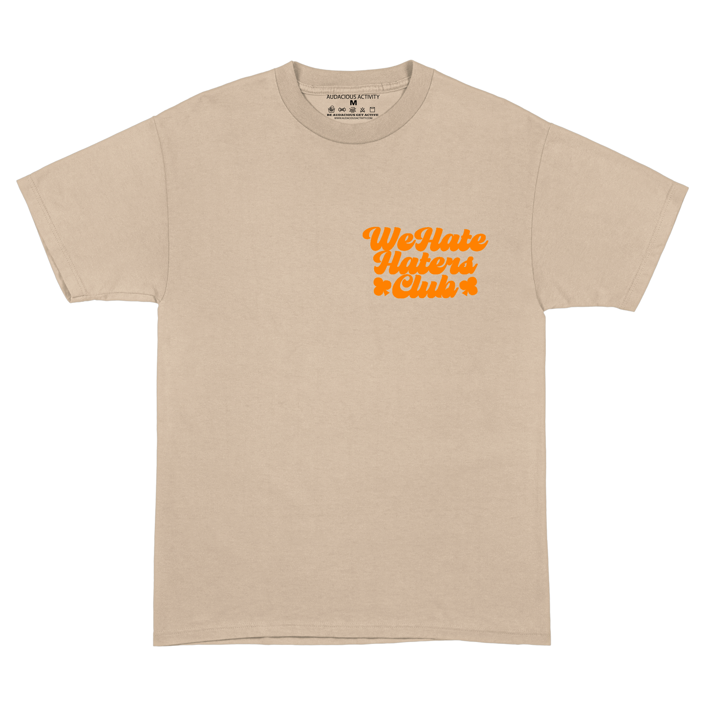 We Hate Haters Club (Tan and Orange) Tee