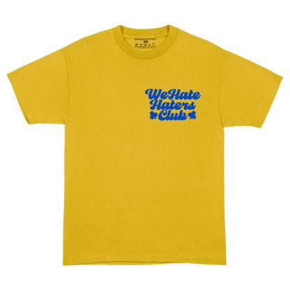 We Hate Haters Club Tee (Yellow and Blue)