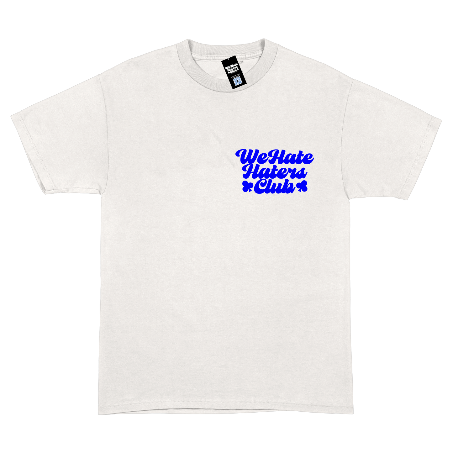 We Hate Haters Club (White/Royal) TEE