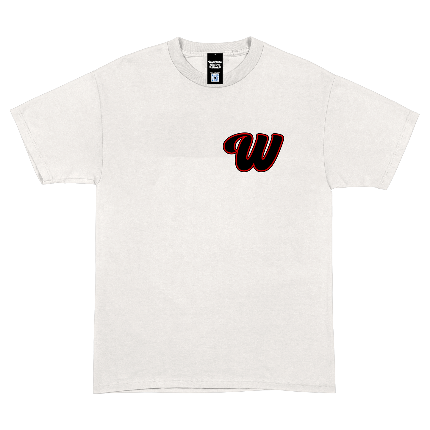#We Hate Haters Club Winners Tee (White/Black/Red)