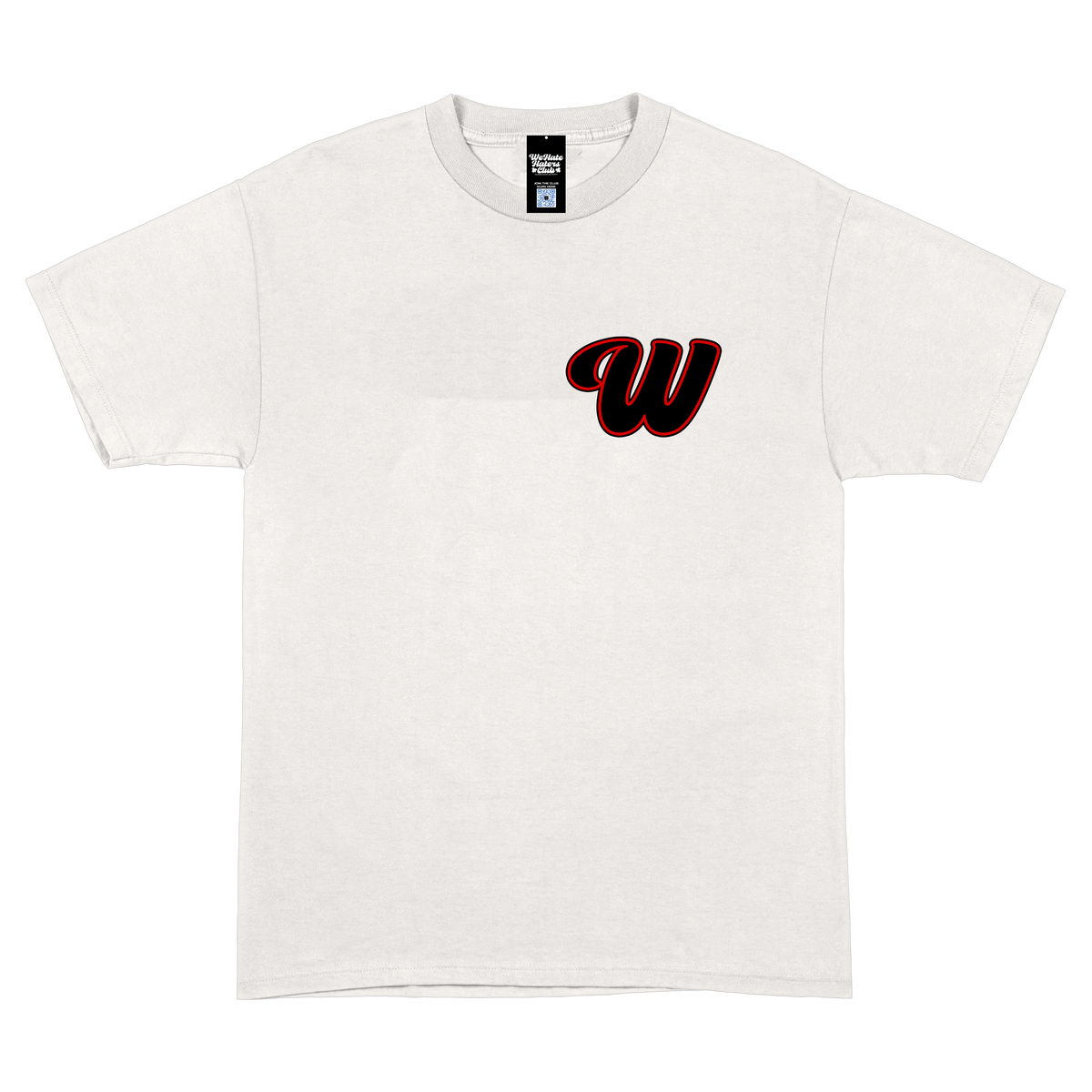 We Hate Haters Club Winners Tee (White/Black/Red)