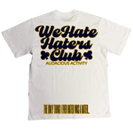 We Hate Haters Club Tee (Navy Blue/Gold Yellow)