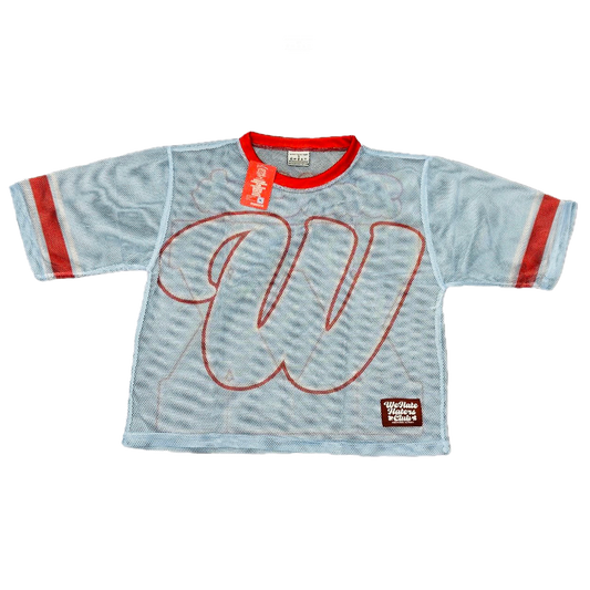 #Ball Club Mesh Jersey (Baby Blue/White/Red)