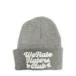 ##We Hate Haters Club Beanie (Grey/White)