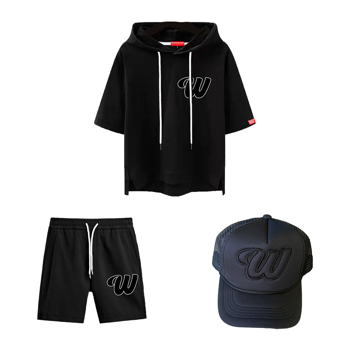 Black Hood Set