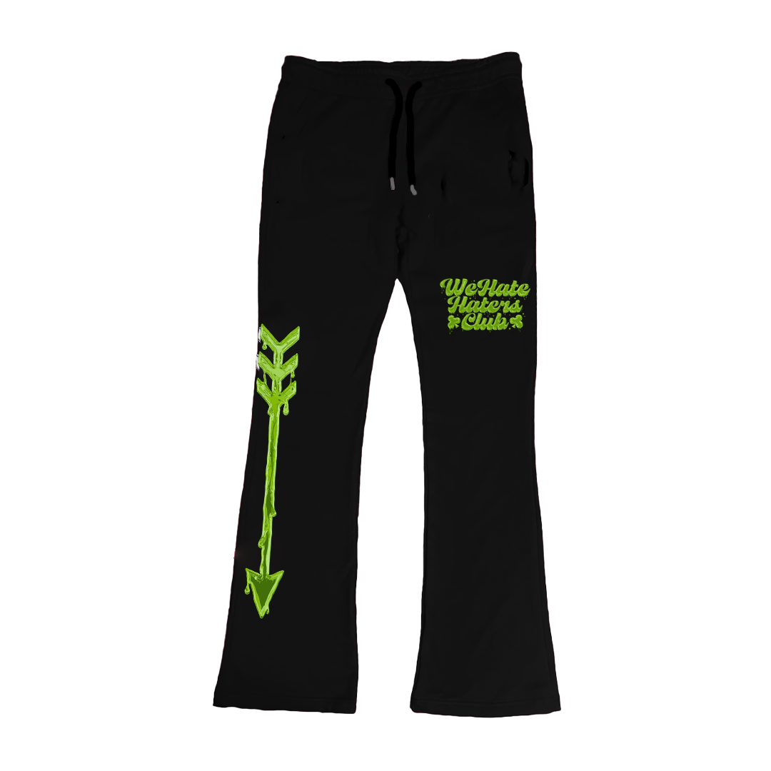 We Hate Haters Club (DRIPSET) Stacked Joggers (SLIME)