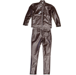 ##We Hate Haters Club Leather Set (Brown)