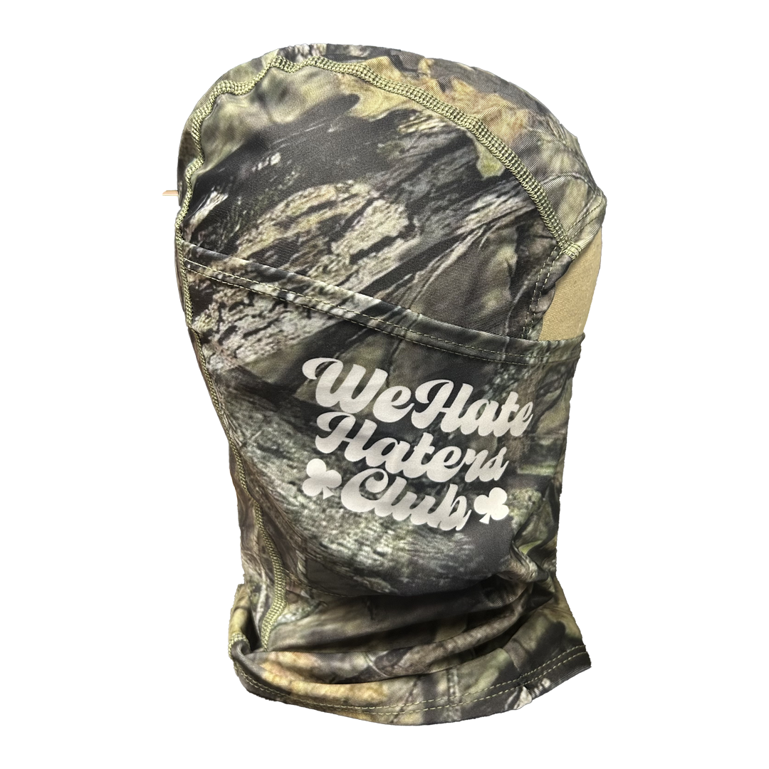 #We Hate Haters Club Camo Hunter Ski Mask