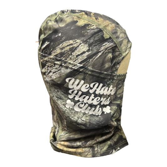 #We Hate Haters Club Camo Hunter Ski Mask