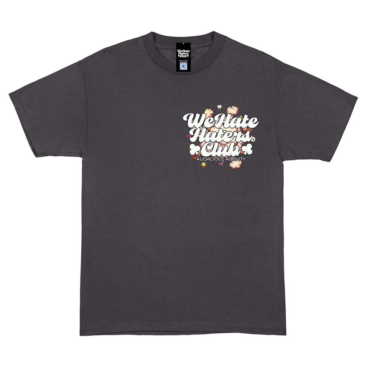 We Hate Haters Club Vintage Grey "Catchafade" Tee