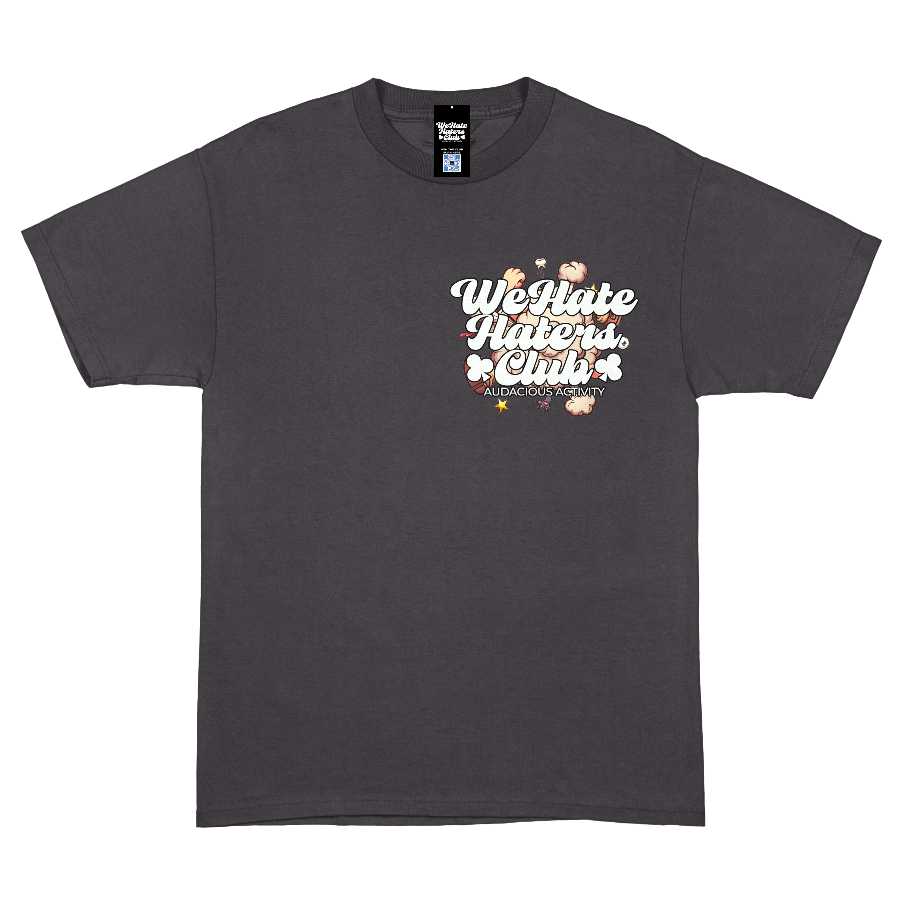 We Hate Haters Club Vintage Grey "Catchafade" Tee