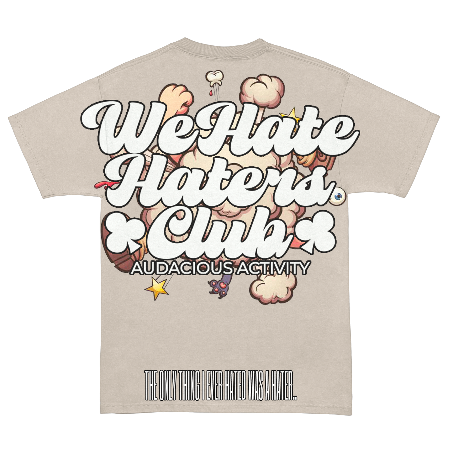 We Hate Haters Club Vintage Creme "Catchafade" Tee