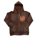 ##We Hate Haters Club (Chopper) Hoody Brown