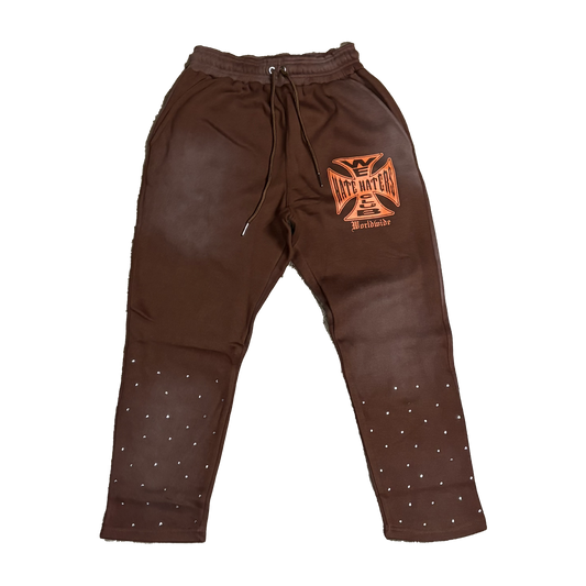 ##We Hate Haters Club (Chopper) Pants Brown