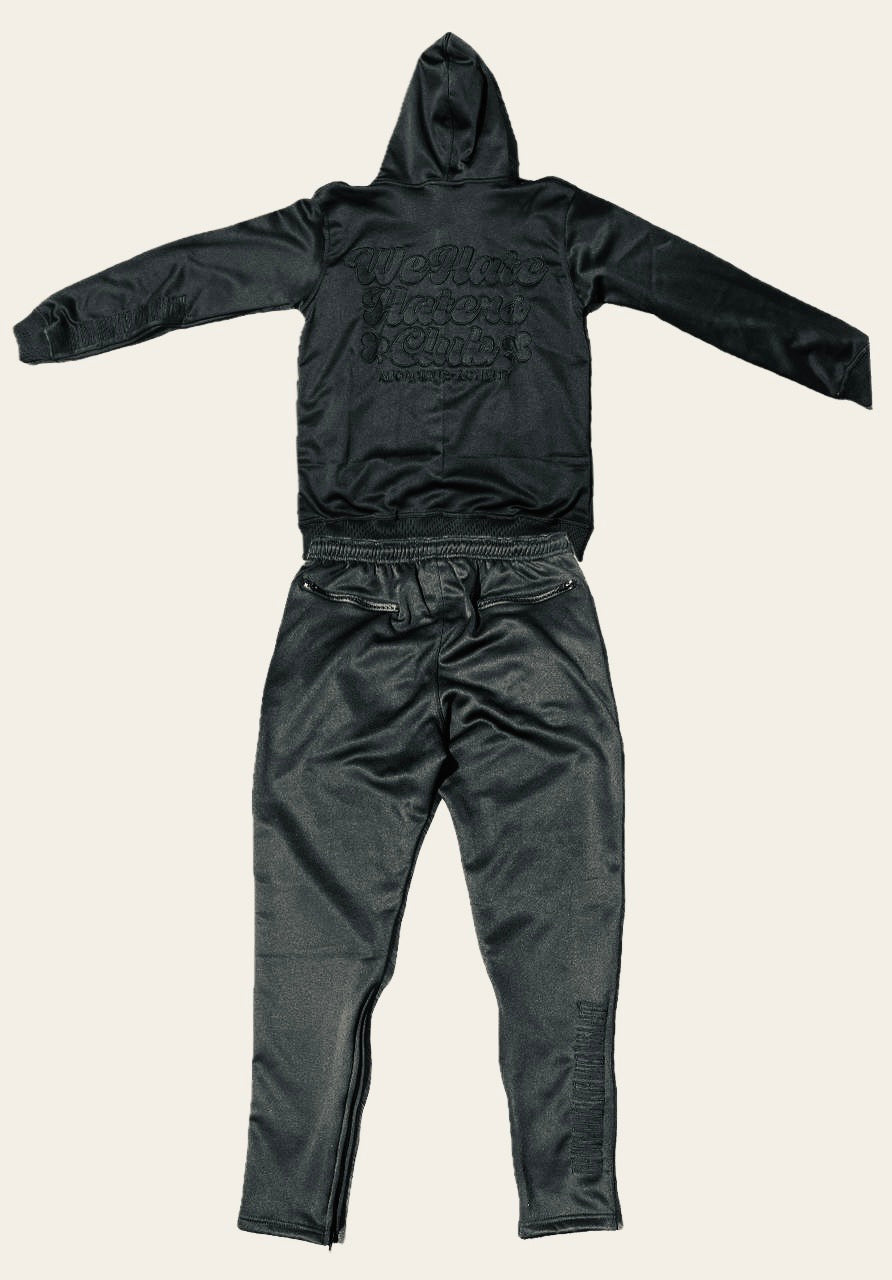 ##We Hate Haters Club Triple Black Tech Suit PRESALE