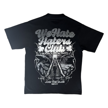 #We Hate Haters Club Tee (Forever) Black/White