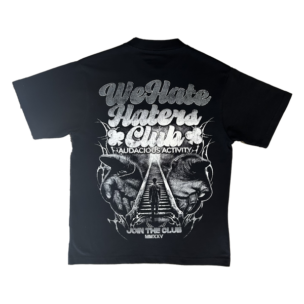 #We Hate Haters Club Tee (Forever) Black/White