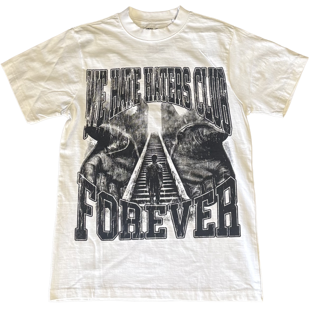 We Hate Haters Club Tee (Forever) Natural White/Black
