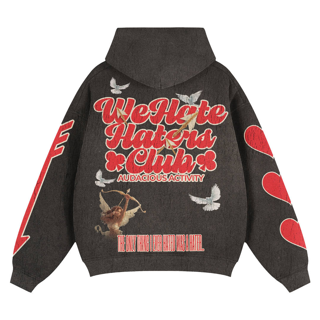 For The Love Zip-Up Hoody (Black) PRESALE