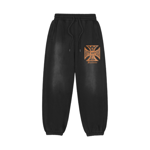 #We Hate Haters Club (Biker) Joggers Black