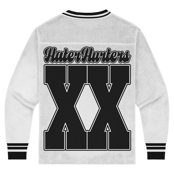 #Hater Hurter Mesh Jersey (White/Black)