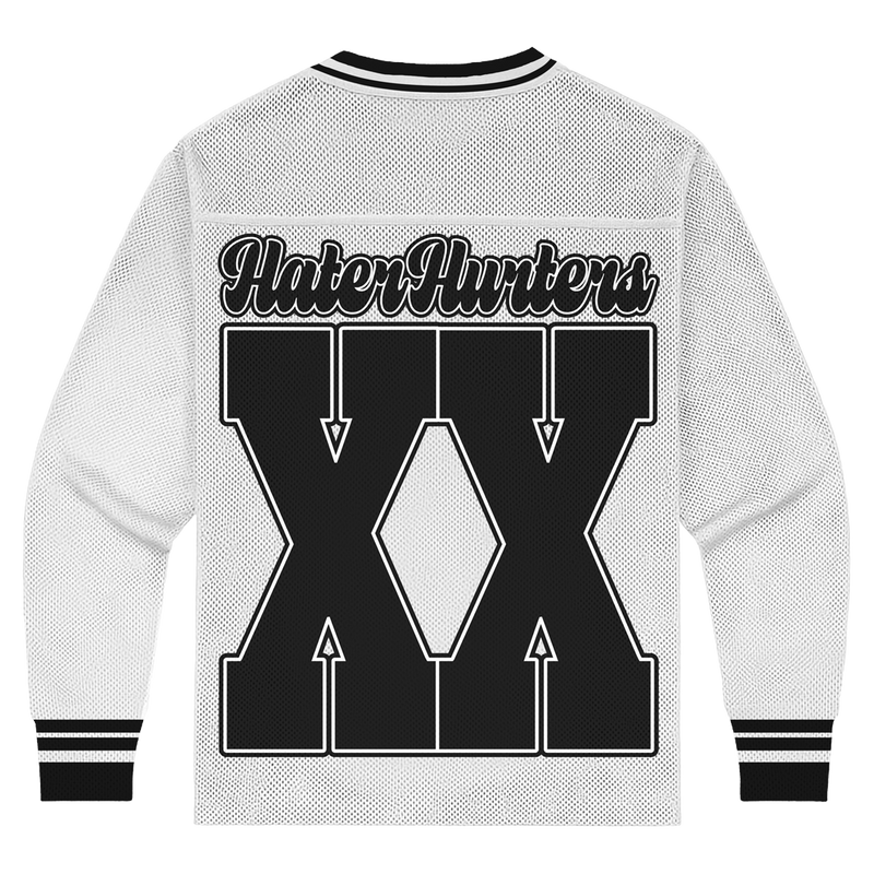 #Hater Hurter Mesh Jersey (White/Black)