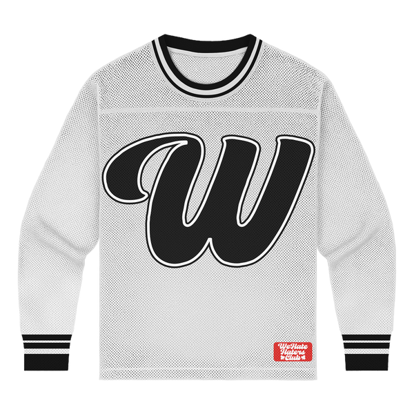 #Hater Hurter Mesh Jersey (White/Black)