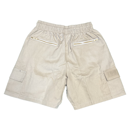 We Hate Haters Club (Khaki Tan) EmBOSSed Shorts