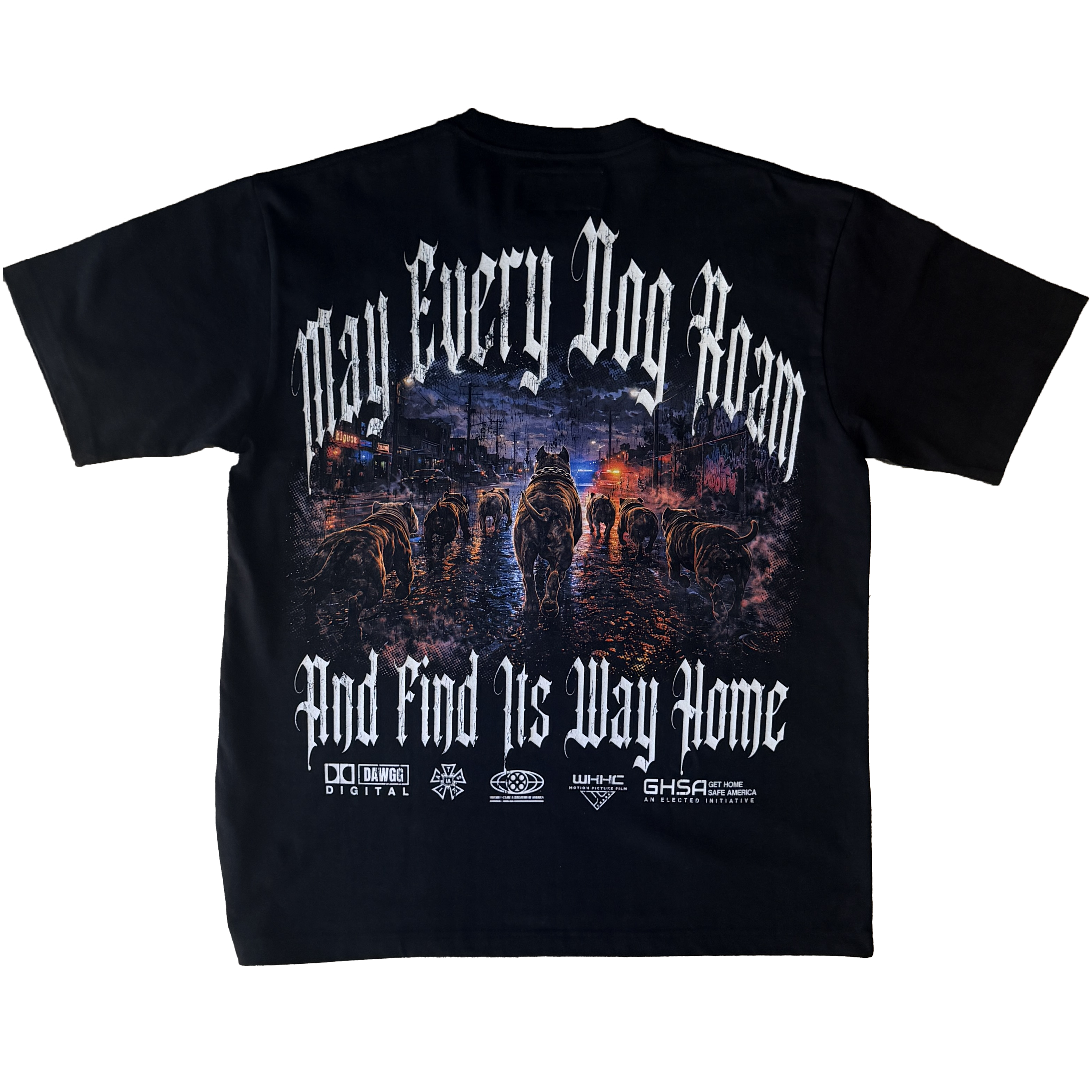 WHHCxGHS MAY ALL DAWGS ROAM TEE (BLACK)