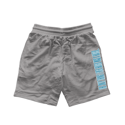 We Hate Haters Club Standard Cotton Shorts (White/Military Blue/Grey)