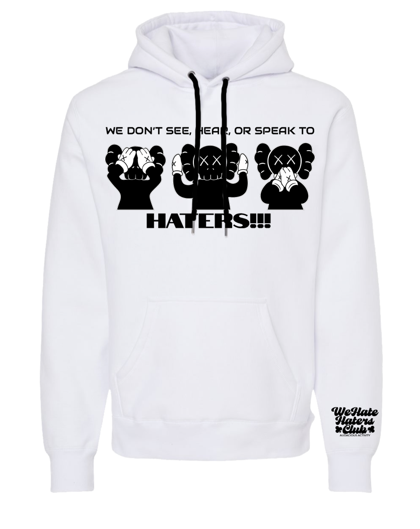 No Evil Hoody (White and Black)
