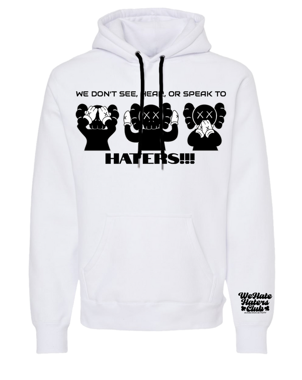 #No Evil Hoody (White and Black)