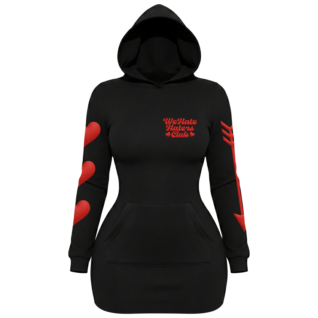 No Love Hoody Dress