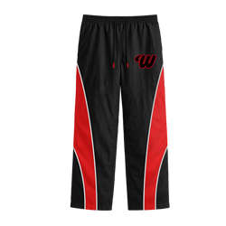 #We Hate Haters Club (Black/Red) Windbreaker Pants