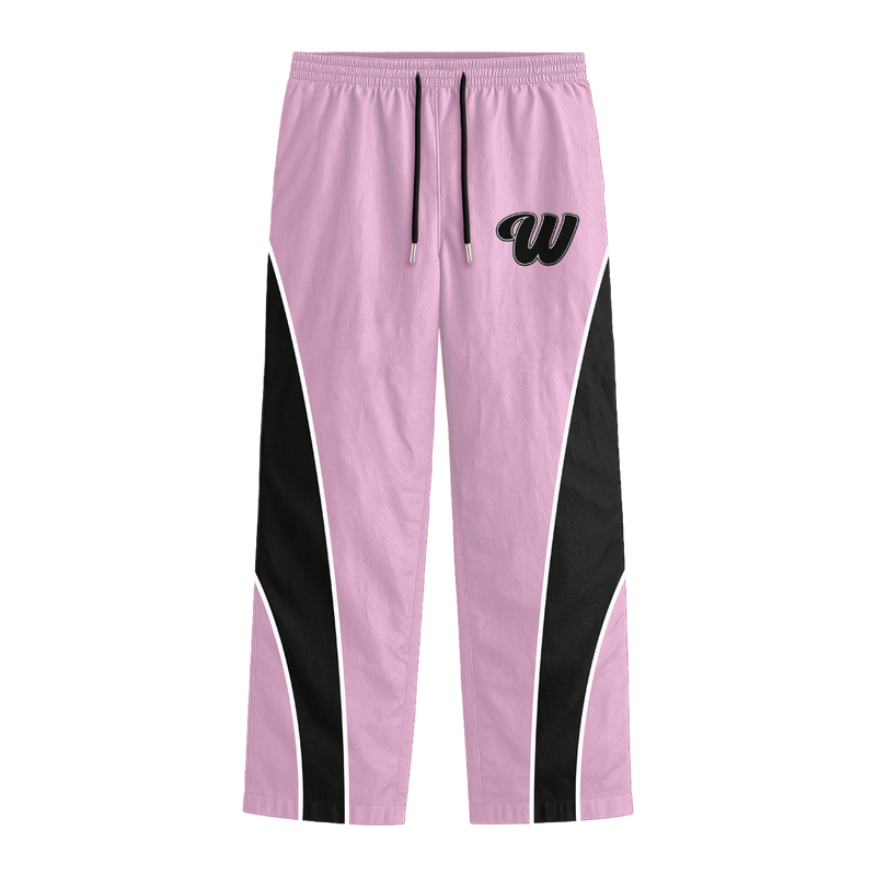 #We Hate Haters Club (Pink/Black) Windbreaker Pants