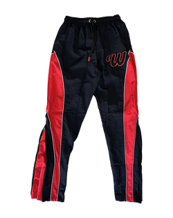 #We Hate Haters Club (Black/Red) Windbreaker Pants