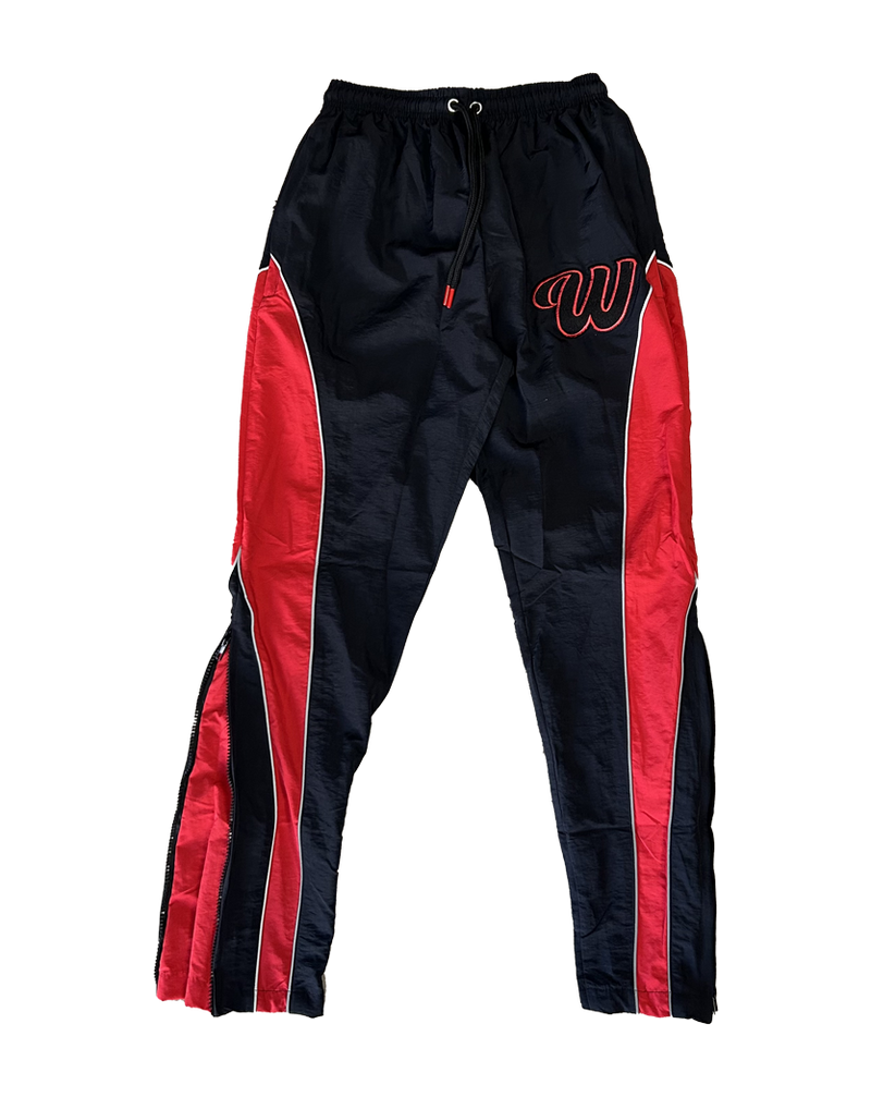 #We Hate Haters Club (Black/Red) Windbreaker Pants
